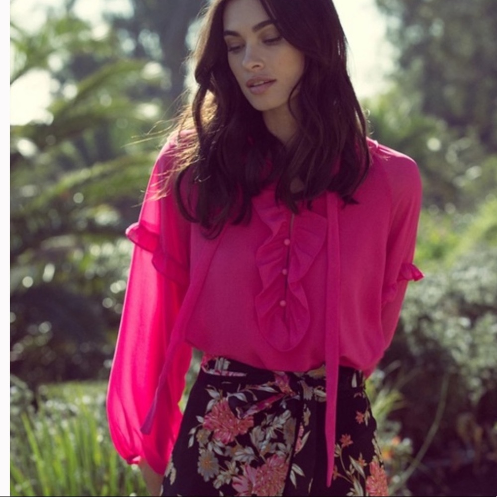 MISA Los Angeles XS Pink Blouse